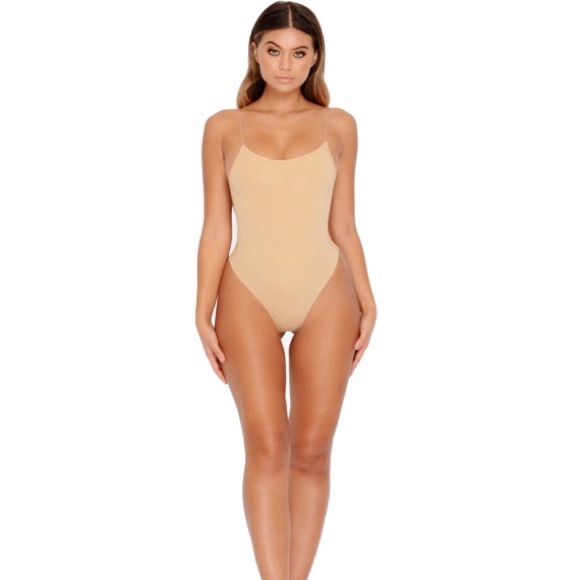 Oh Polly Tops - HOPE FOR THE VEST STRAPPY BACKLESS BODYSUIT